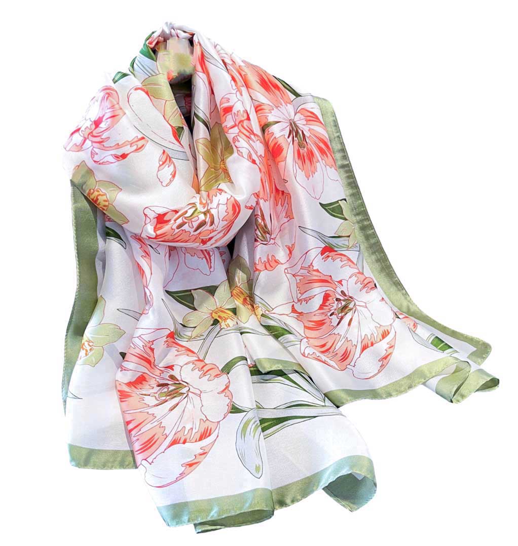 xyueanlo SR-069 Satin Royale Scarf - View 1